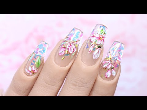 ✨ Magical (&amp; Surprisingly Easy!) Pastel Floral Nail Art Tutorial ✨