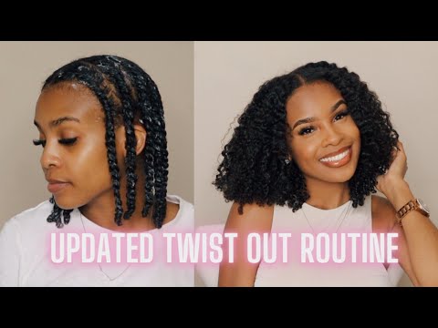 MY UPDATED TWIST OUT ROUTINE | STRETCHED TWISTS WITHOUT HEAT | LENGTH AND VOLUME!