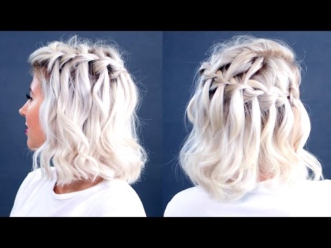 HOW TO: Waterfall Braid Short Hair Tutorial | Milabu