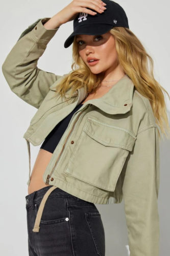 Garage Cropped Utility Jacket