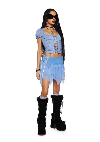 Ruffle skirt from Dolls Kill