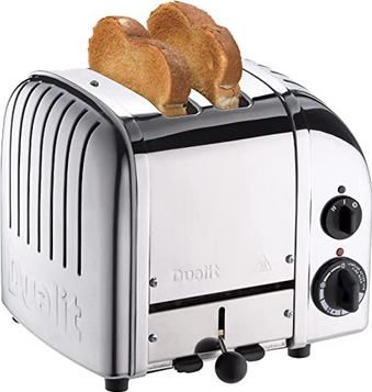 chrome dualit 2 slot toaster