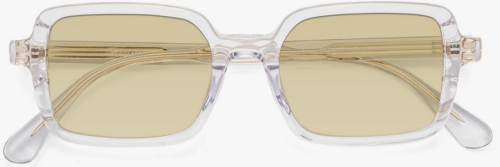 Clear frame sunglasses